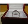 Image 2 : TANZANITE AND DAIMOND CLUSTER RING IN STERLING SILVER. INCLUDES $475 CERTIFICATE