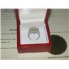 Image 2 : PERIDOT AND DIAMOND COCKTAIL RING IN SILVER. INCLUDES $600 CERTIFICATE