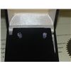 Image 2 : GENUINE TANZANITE EARRINGS IN SILVER - BRAND NEW. INCLUDES $450 CERTIFICATE