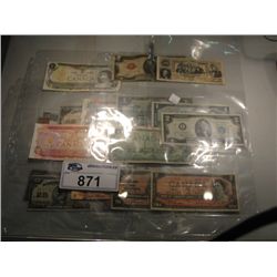 LOT OF ASSORTED WORLD BANK NOTES