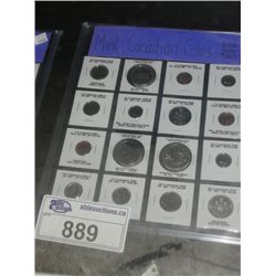 16 MINT CANADIAN COINS BOOK VALUE $365