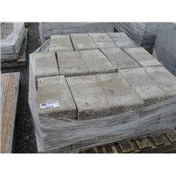 ONE PALLET OF CONCRETE LANDSCAPING BLOCKS/ BRICKS