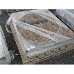 ONE PALLET OF CONCRETE LANDSCAPING BLOCKS/ BRICKS