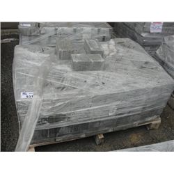 ONE PALLET OF CONCRETE LANDSCAPING BLOCKS/ BRICKS