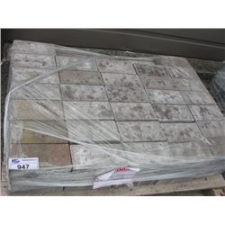 ONE PALLET OF CONCRETE LANDSCAPING BLOCKS/ BRICKS