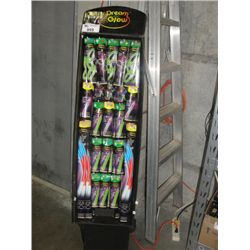 DREAM GLOW DISPLAY WITH LARGE LOT OF ASSORTED GLOW STICKS