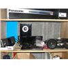 Image 2 : SHELF LOT OF HOME AUDIO SPEAKERS; PANASONIC, BOSTON, TOSHIBA SOUND BAR, ETC