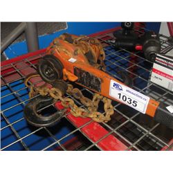 1 1/2 TON LEVER BLOCK CHAIN PULLEY