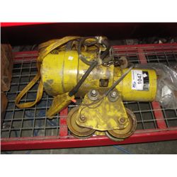 BUDGET ELECTRIC CHAIN HOIST WITH TROLLEY