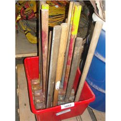 15 ASSORTED SLEDGE HAMMERS
