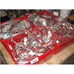 PALLET LOT OF 4 BOXES OF SAFETY CABLES