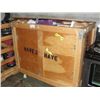 Image 2 : LARGE ROLLING WOODEN STORAGE CRATE FILLED WITH BELGIUM CHOCOLATE BODY AND FACE PAINT