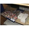 Image 1 : SHELF LOT OF ASSORTED SPORTS COLLECTORS TRADING CARDS - 2 ALBUMS AND 3 BOXES