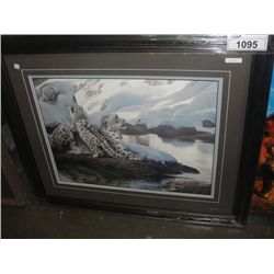 FRAMED PRINT "WATCHFUL EYE " BY TERRY ISAAC