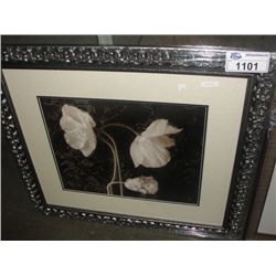 FRAMED PRINT "WHITE FLOWER"