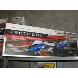 PROTOCOL HELI-RAIDER 3.5CHANNEL RADIO CONTROL HELICOPTER