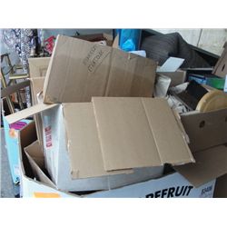 PALLET LOT OF ASSORTED CHINA, MISC HOUSEHOLD ITEMS, ETC