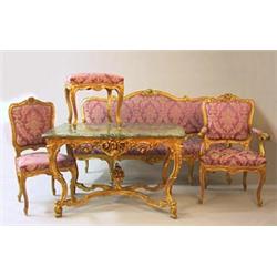 Parlour-furniture, 9 pieces...
