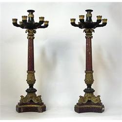 Candelabra, 1 pair...