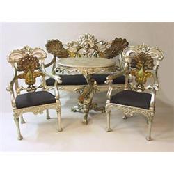 Parlour furniture, 4 pieces...