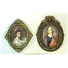 Image 1 : Miniature-paintings, 2 pieces...
