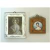 Image 1 : Miniature-paintings, 2 pieces...