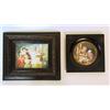 Image 1 : Miniature-paintings, 2 pieces...