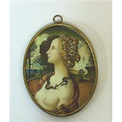 A Miniature-painting, E. Focacci...