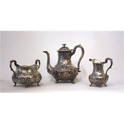 A Coffee set, 3 pieces...