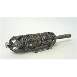 A Torah container...