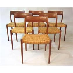 Chairs, 6 pieces...