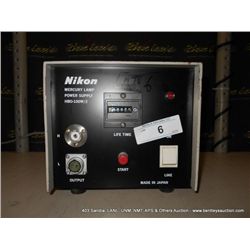 NIKON HBO 100/2 MERCURY LAMP POWER SUPPLY