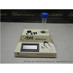 BIO NEBRASKA BI ME LYZE DIFFERENTIAL PHOTOMETER