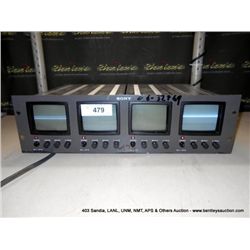SONY 4 SCREEN VIDEO MONITOR (print sequence:) 32769
