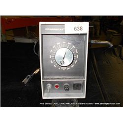 POWERSTAT N1168 CONTROL (print sequence:) 56705