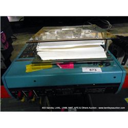 WESTRONICS TD-10 CHART RECORDER (print sequence:) 56869