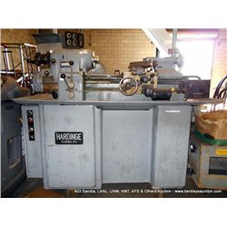 HARDINGE HLVH LATHE, S/N 3873 (print sequence:) D-253