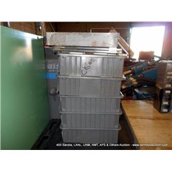 PLASTIC BINS (5X THE MONEY)