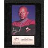 Image 1 : Star Trek Avery Brooks Benjamin Sisko Signed Photo Plaq