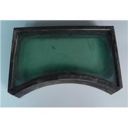 ORIG ME109 NAZI MESSERSCHMITT PILOTS WINDOW W/METAL FRM