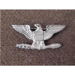 WWII COLONEL & NAVY CAPTAIN INSIGNIA-STERLING