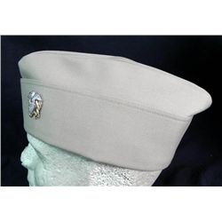 WWII US NAVY TAN OVERSEAS CAP