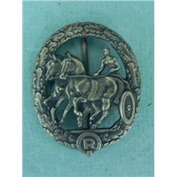 RARE NAZI RIDER'S COMPETITION AWARD BADGE IN BRONZE