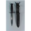 Image 1 : WWII US M8A1 BAYONET/FIGHTING KNIFE AND SCABBARD