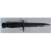 Image 3 : WWII US M8A1 BAYONET/FIGHTING KNIFE AND SCABBARD