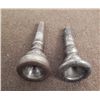 Image 1 : 2 TRUMPET MOUTH PIECES-1-VINCENT BACH-NY-10 1/2C