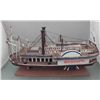 Image 3 : LARGE MODEL OF A 1850 MISSISSIPPI PADDLEBOAT-22"-GREAT