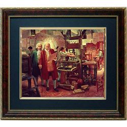 Mort Kunstler Framed Art Print Benjamin Franklin