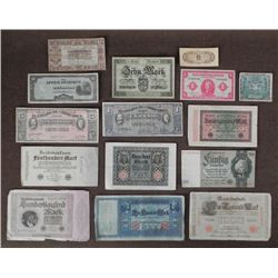 WWII & WWI CURRENCY NOTES FROM GERMANY, DUTCH & JAPAN