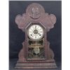 Image 1 : Admiral Dewey Gingerbread Mantle Clock Span-Am 1900